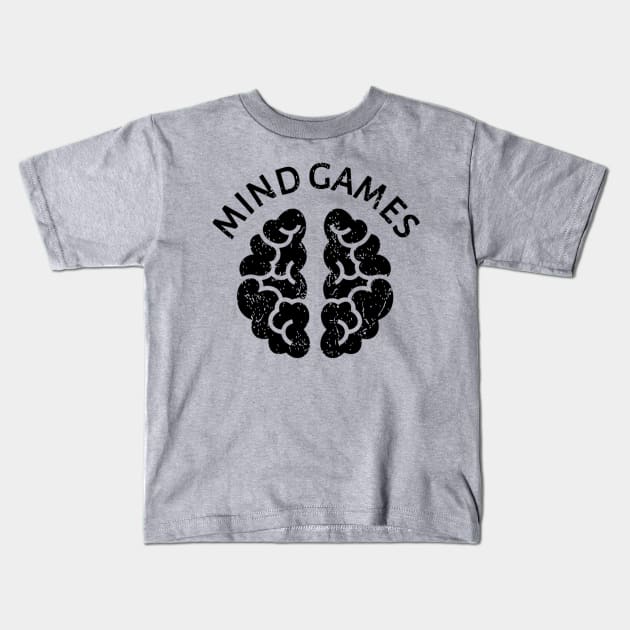 Mind Games Kids T-Shirt by radeckari25